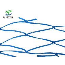 Blue PE Cargo Net, Fall Arrest Net, Safety Catch Net, Cargo Climbing Net in Playground, Ski Resort